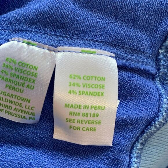 Lilly Pulitzer Shiloh Poncho In Beckon Blue Size XXS/XS - Picture 7 of 8